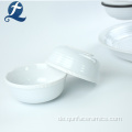 Neue Design Weiße Keramik kleine Schüssel mit Regal
